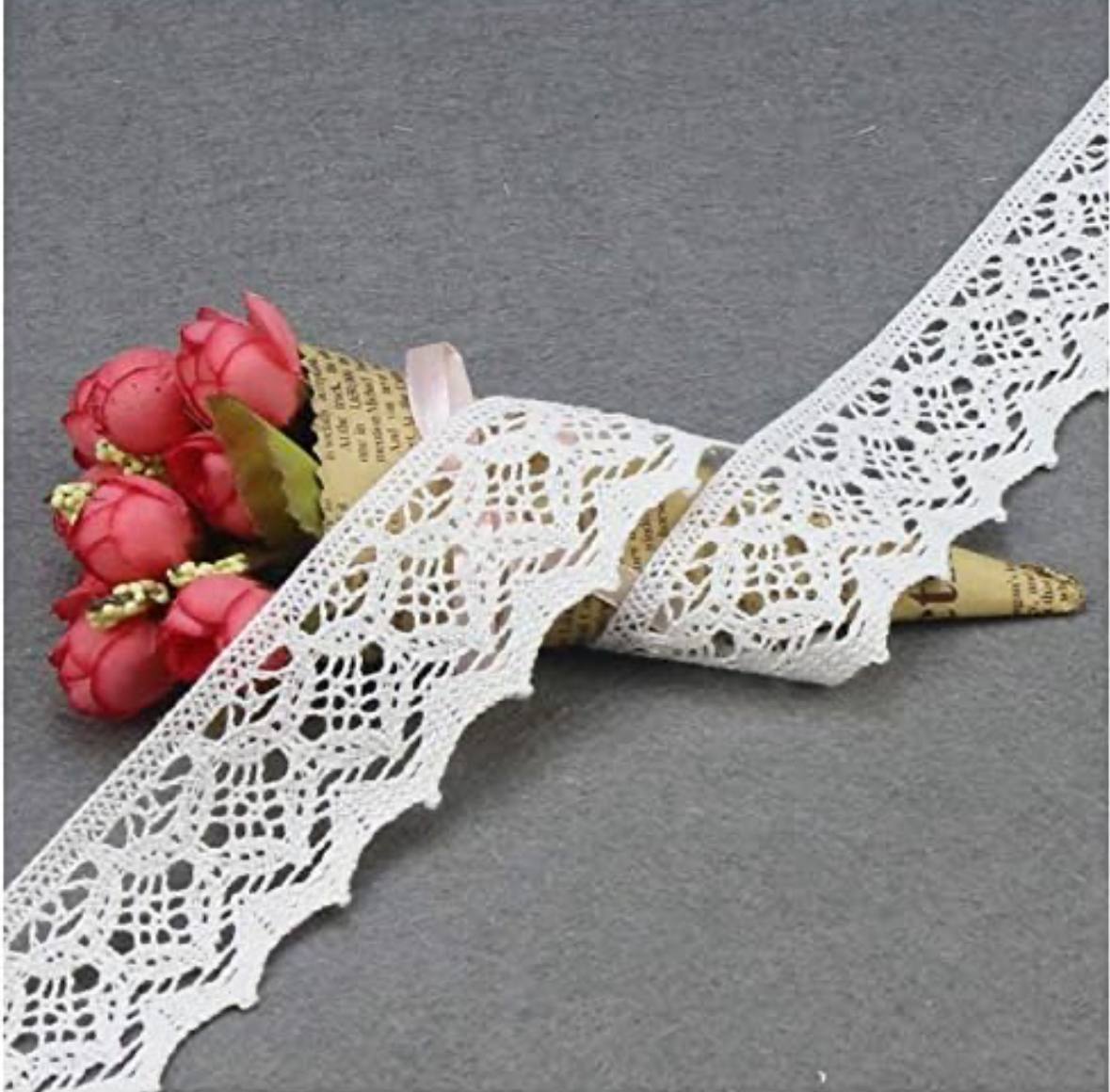 Encaje de algodón vintage